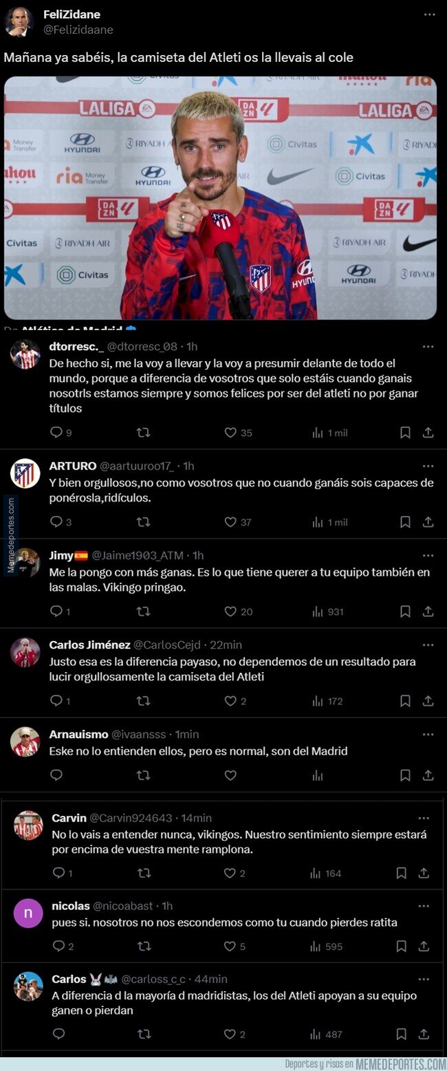 1200475 - No hay nada más tonto que intentar cuestionar la lealtad de un colchonero