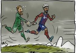 Enlace a Todos corrieron por detrás del blanco