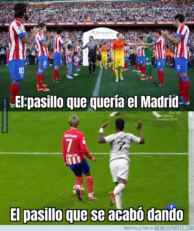 1200766 - Para pasillo el que Vini le dejó a Griezmann