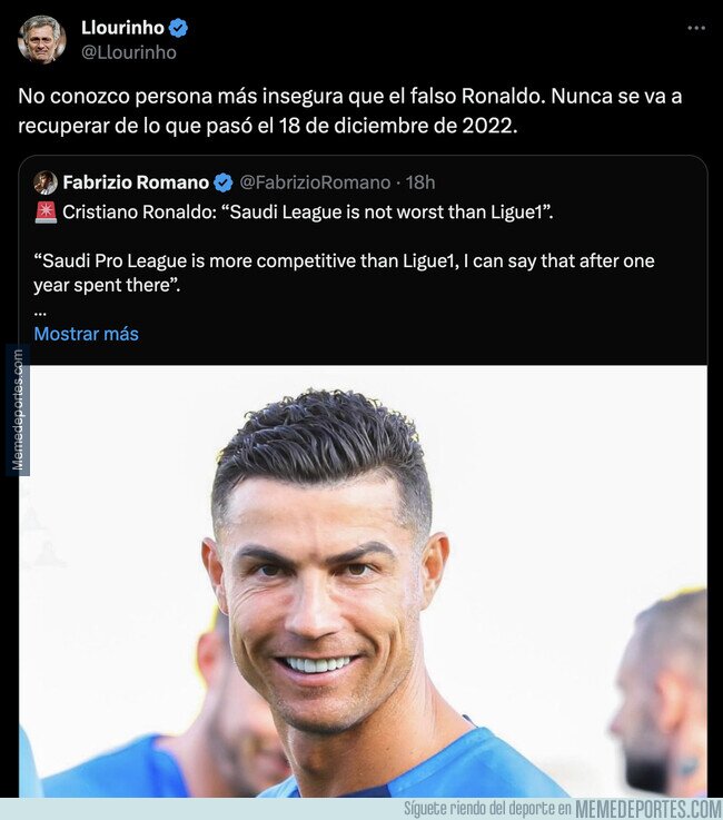 1200801 - Cristiano Ronaldo sigue sin superar a Messi, por @Llourinho
