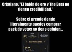 Enlace a Cristiano continua su cruzada de desprestigiar todo lo que ya no puede tocar