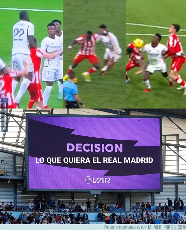 1200867 - El VAR rearbitraba todas las jugadas a favor de los blancos