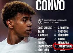 Enlace a Lamine se perderá el Examen por un partido de Copa