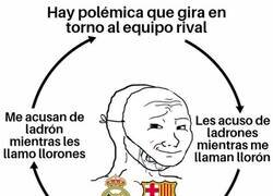 Enlace a El día a día de los fanáticos culés y merengues