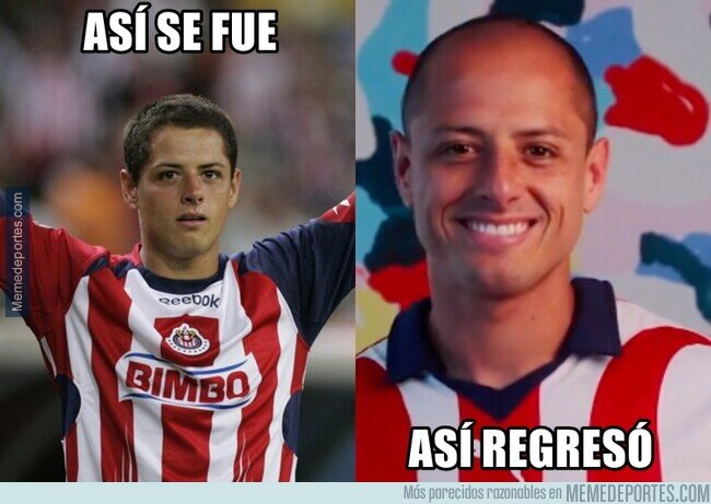 1200946 - Chicharito regresa a Chivas como lo haría un veterano de guerra