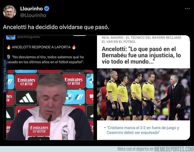 1201018 - Lo olvidos de Ancelotti, por @Llourinho