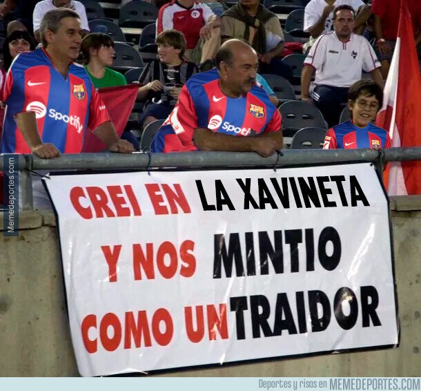 1201022 - Xavi no ha copado los estándares