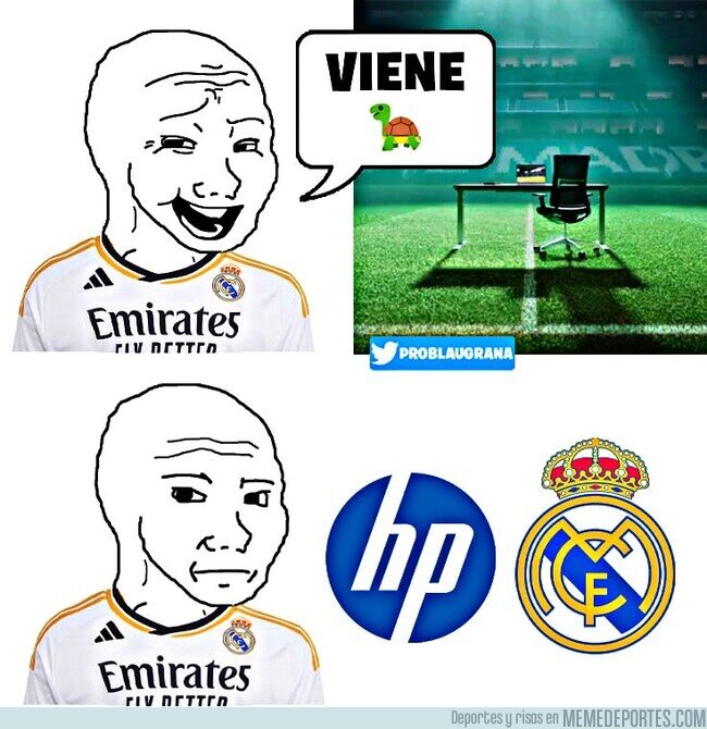 1201215 - El anuncio del Madrid fue un nuevo logo para las mangas.