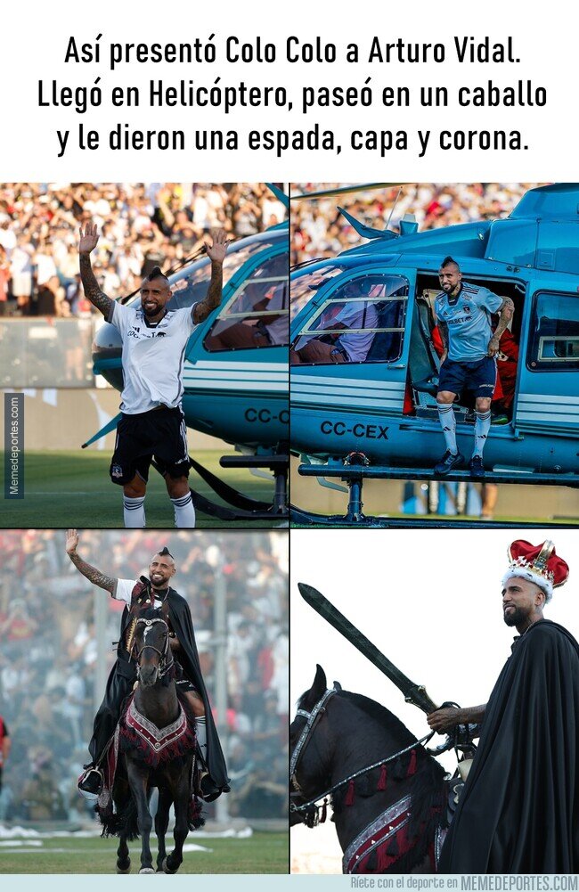 1201258 - La brutal presentación de Arturo Vidal en su regreso a Colo Colo