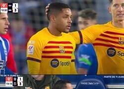 Enlace a Vitor Roque ya sabe lo que significa jugar un torneo que tambien compite el Real Madrid. Que se acostumbre.