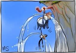 Enlace a Agarrados a una palanca ardiendo