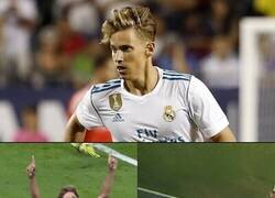 Enlace a Llorente celebró contra su ex-equipo y pisó el escudo al irse. Basado.