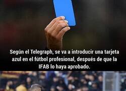 Enlace a Se viene la tarjeta azul en el fútbol. ¿De qué se trata?