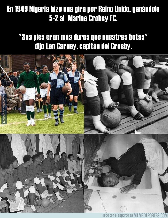 1201411 - El día que Nigeria jugó en Inglaterra con los pies descalzos
