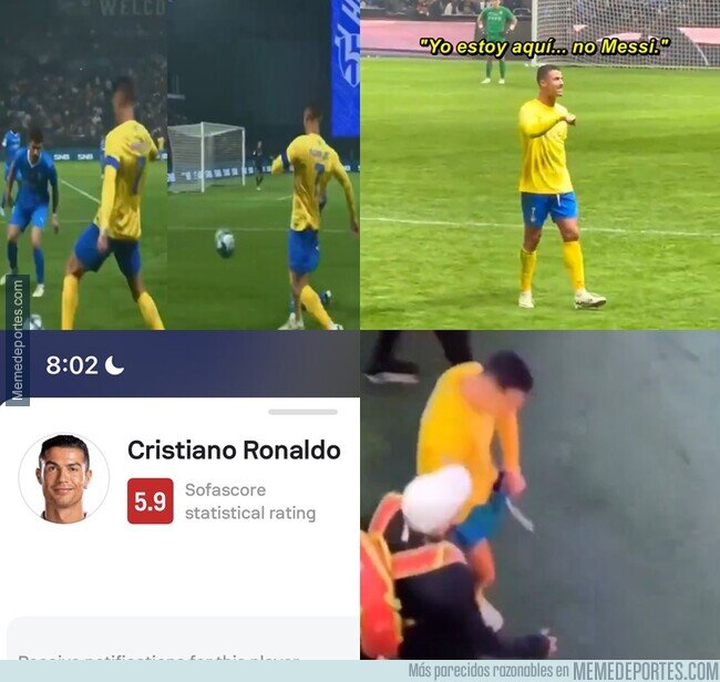 1201417 - Resumen del último partido de Cristiano
