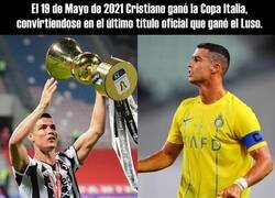 Enlace a 1000 días de Cristiano sin ganar un título oficial.