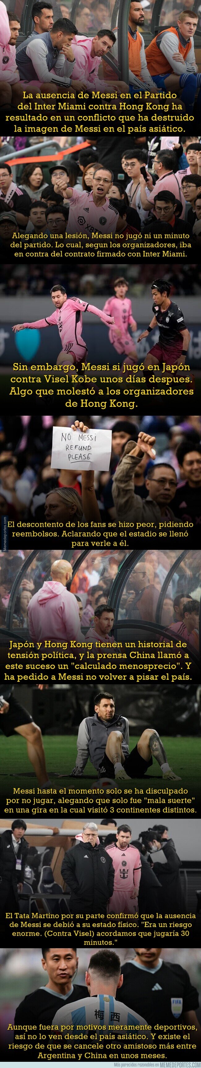 1201440 - Messi queda en el medio de un conflicto político entre Japón y Hong Kong