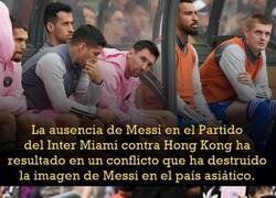 Enlace a Messi queda en el medio de un conflicto político entre Japón y Hong Kong