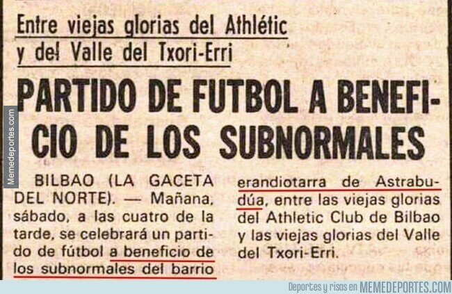 1201540 - El compromiso social del fútbol de antes...