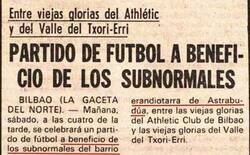 Enlace a El compromiso social del fútbol de antes...