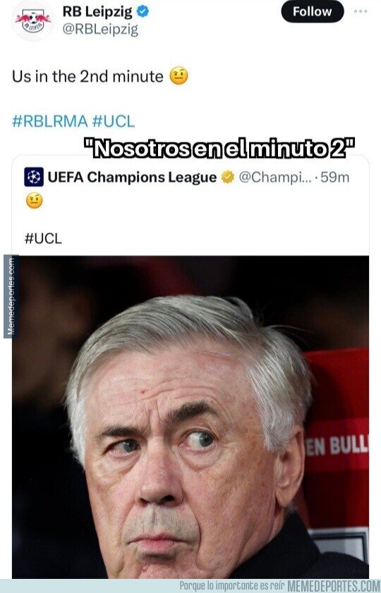 1201603 - La cara que se le quedó al Leipzig