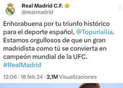 Enlace a Ilia Topuria, madridista pero no mucho