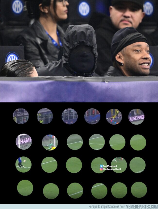 1201828 - Así vio Kanye West el gol del Inter frente al Atlético