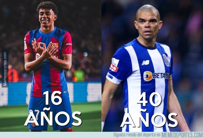 1201840 - Tremendo que en la misma fecha hayan jugado el jugador más joven y más veterano de la Champions en octavos.