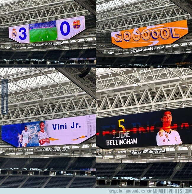 1201871 - Así ha probado el Bernabéu su nuevo videomarcador.