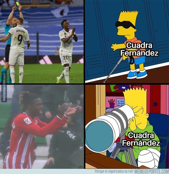 1201967 - Mismo árbitro, solo uno acabó expulsado