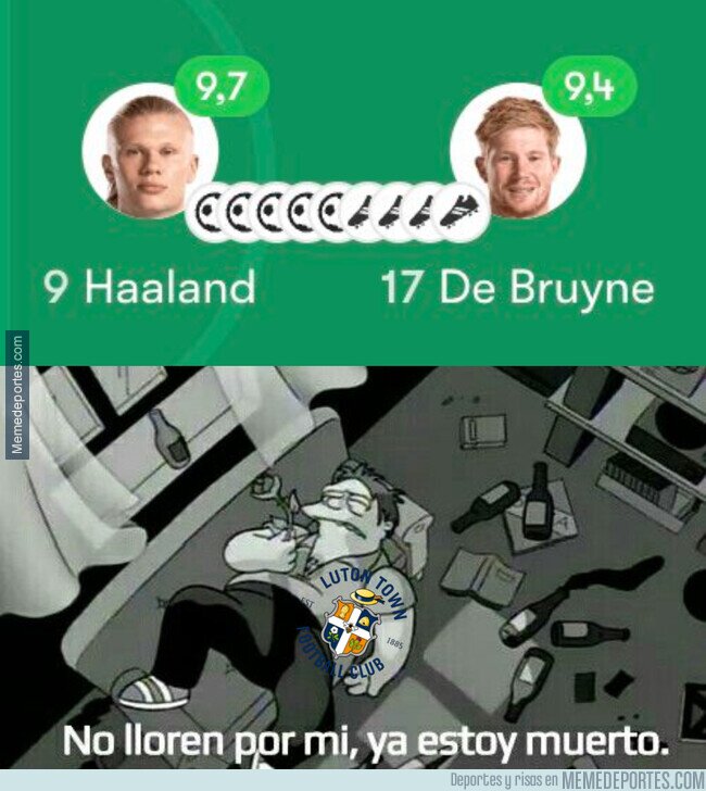 1202035 - Haaland y De Bruyne abusaron del pobre Luton
