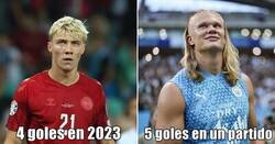 Enlace a Haaland y su copia del chino