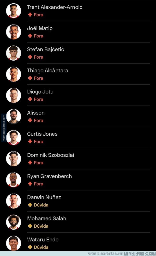 1202074 - El Liverpool ya puede sacar un 11 ideal solo de lesionados