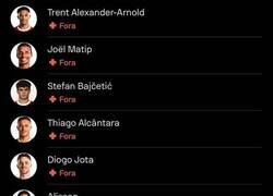 Enlace a El Liverpool ya puede sacar un 11 ideal solo de lesionados