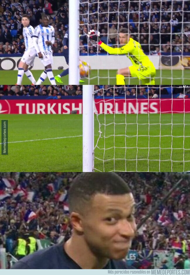 1202256 - Mbappé rompió la red con su latigazo