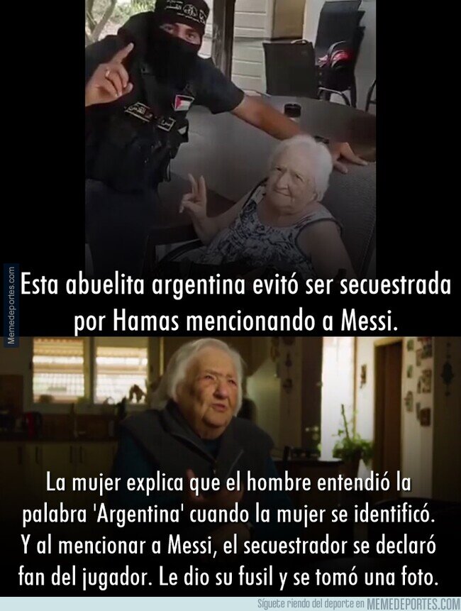 1202308 - Insólito: Esta mujer se salvó de ser secuestrada tras mencionar a Messi