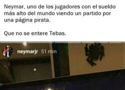 Enlace a Tebas ya debe tener ahora mismo la IP de Neymar.