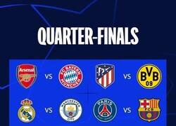 Enlace a Así han quedado los cuartos de Champions