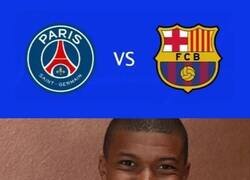 Enlace a Mbappé os saluda