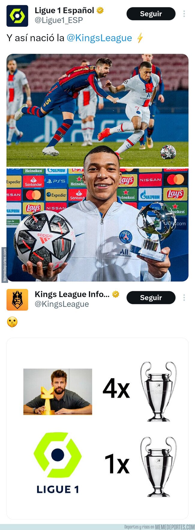 1202572 - La Kings League padreando a la Ligue 1
