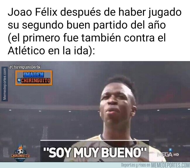 1202621 - Joao Félix se hizo un Vini en el Metropolitano
