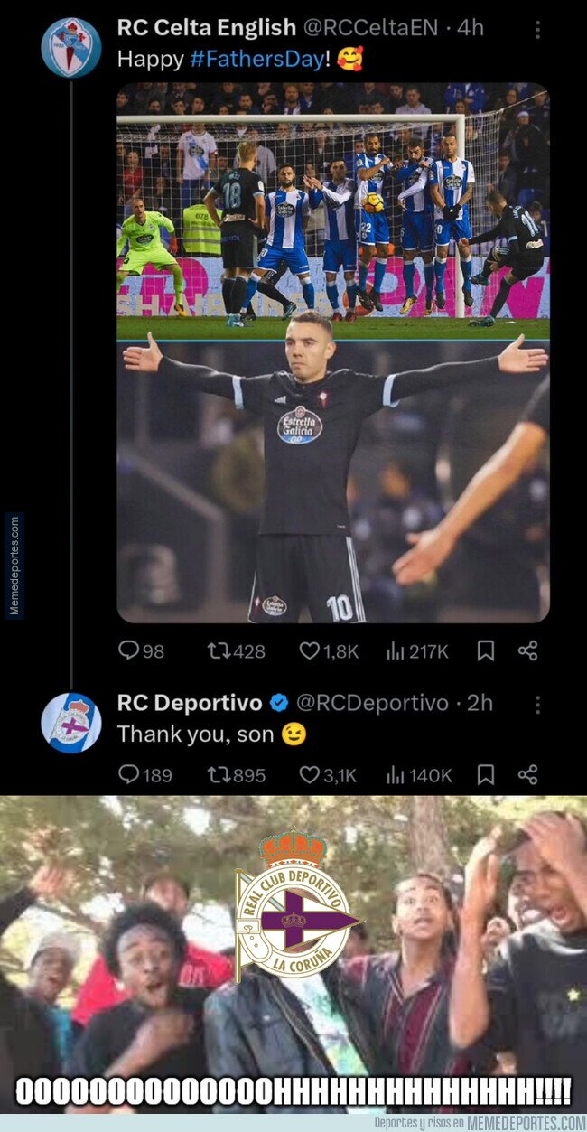 1202681 - La 'padreada' del Depor al Celta por el Día del Padre