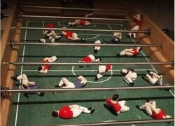 Enlace a Futbolín inspirado en el fútbol actual