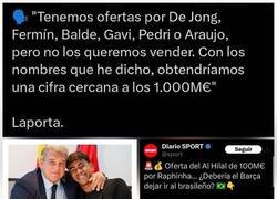 Enlace a Laporta va a quitar la deuda del Barça y el hambre en el Mundo