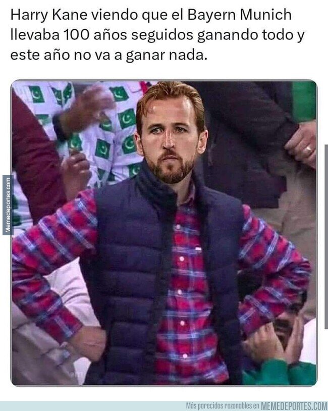1202991 - Harry el sobrio Kane seguirá sin levantar una copa por una temporada más