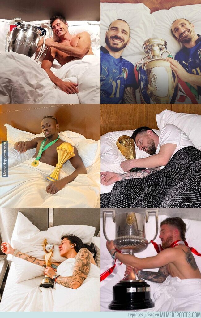 1203213 - La moda de dormir con los títulos que ganas