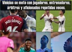 Enlace a Maffeo no tiene el historial de Vinicius para justificar este acoso