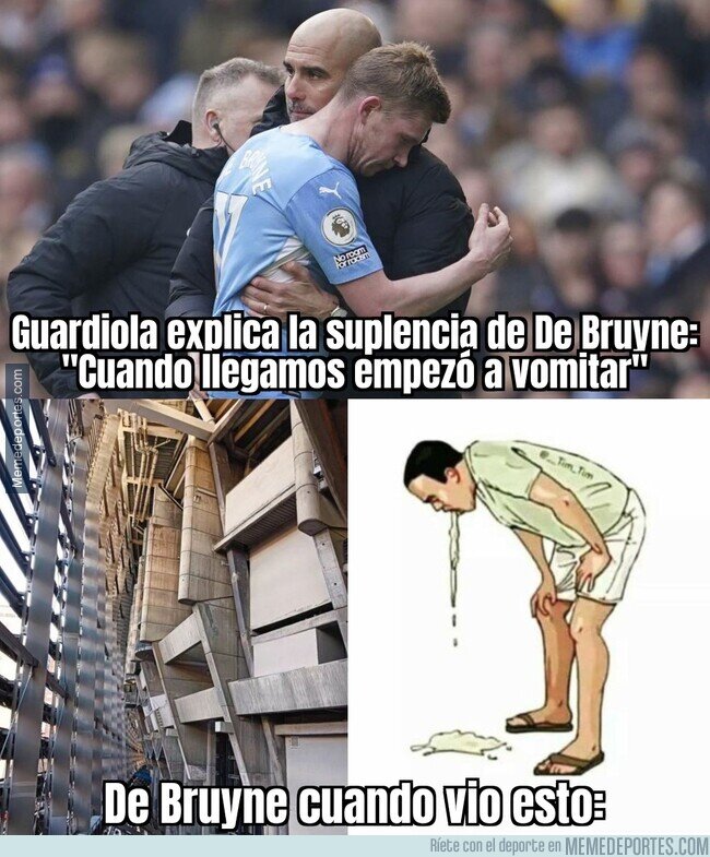 1203274 - El motivo del vómito de De Bruyne