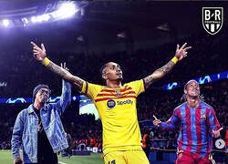 Enlace a Raphinha se disfrazó de Ronaldinho