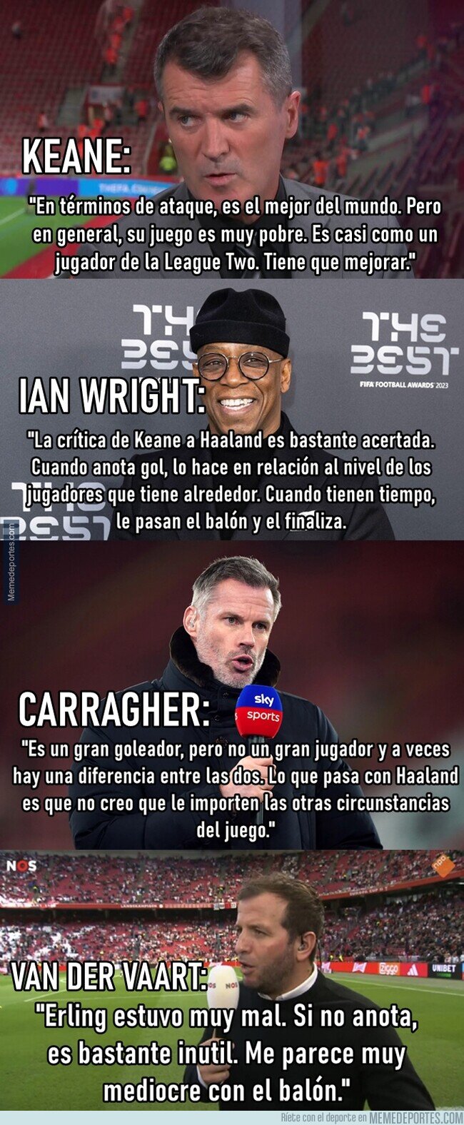1203342 - En Inglaterra están acribillando a críticas al pobre de Haaland.